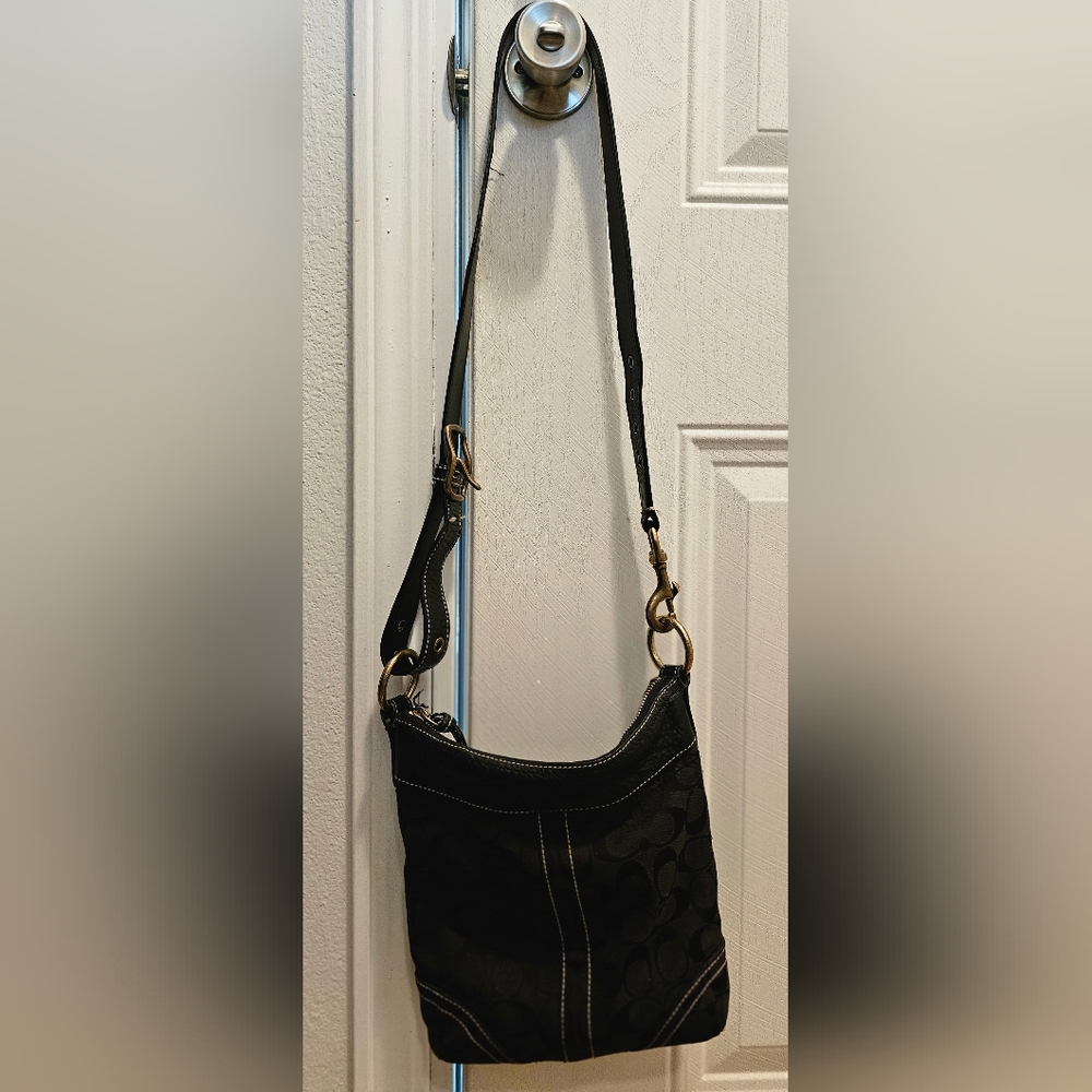 Coach Crossbody Bag Black. Pre-owned. K0685 - Picture 5 of 6
